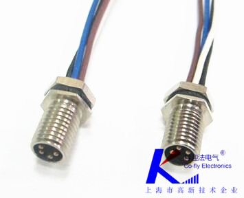 M8焊线式连接器插座